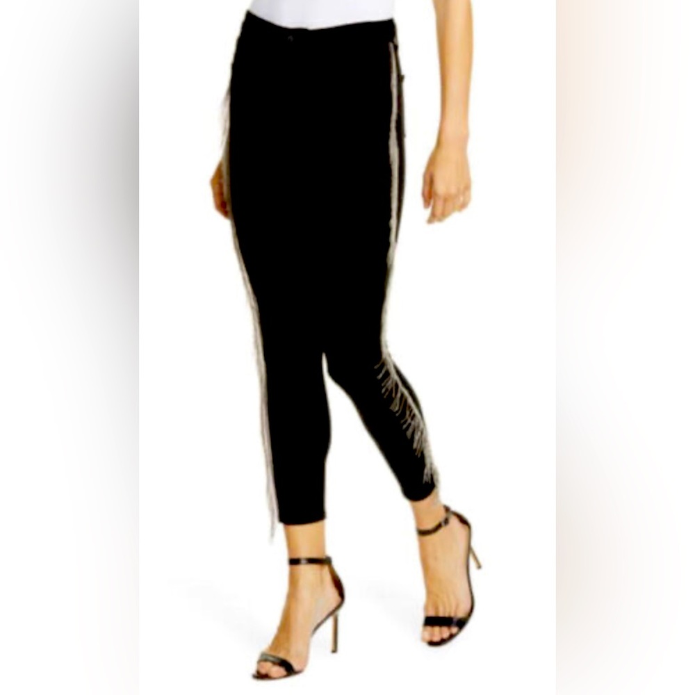 L’AGENCE Margot Size 30 Fringe Chain Jeans in gently used condition.